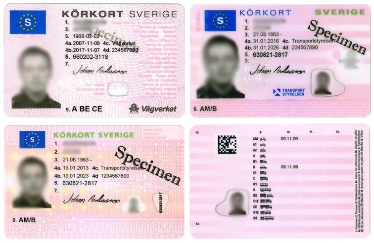 Prawo jazdy w szwedzki